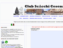 Tablet Screenshot of clubscacchicesena.it